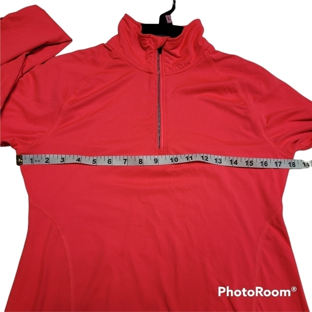 Champion Duodry Neon Pink Athletic Pullover Top Long Sleeve Thumb Holes Small - Picture 5 of 7